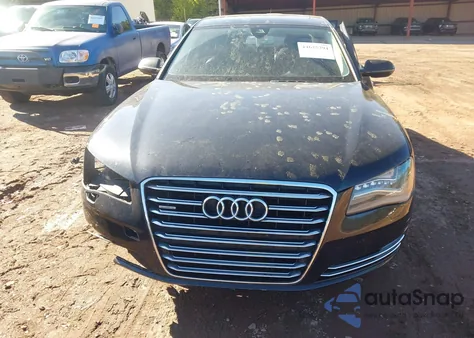 2012 Audi A8 L 4.2 из США, поврежденный, VIN WAURVAFD4CN032172